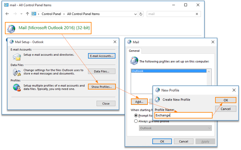 outlook 2016 not syncing with exchange